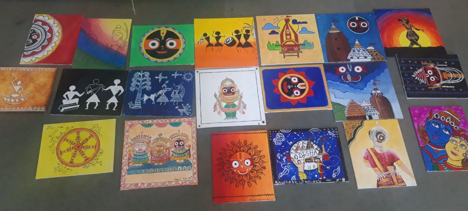 Odisha  Art  activity  by  our  students